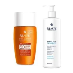 Ist. Ganassini Rilastil Sun System Fluido Comfort Pediatric 50 Ml + Rilastil Xerolac Atopix Olio 50 Ml